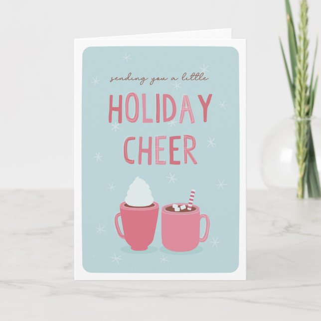 Holiday Cheer Greeting Card (blank inside) (Front)