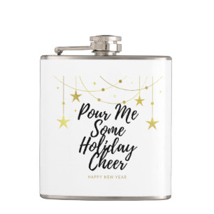 Holiday Cheer Hip Flask