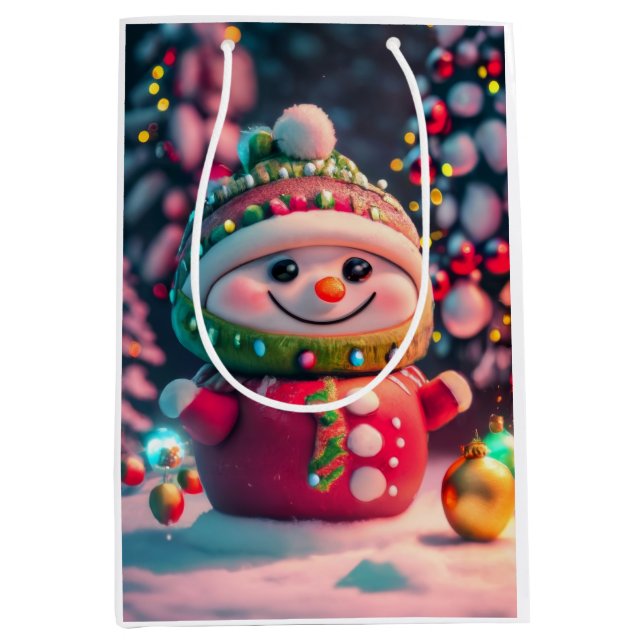 Holiday Cheer Medium Gift Bag (Front)