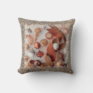 Holiday Cheer Orange Cushion