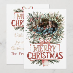 Holiday Cheer: Personalized Family Greeting Card