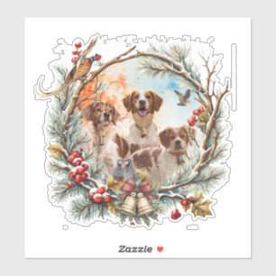 Holiday Cheer With a Brittany Spaniel