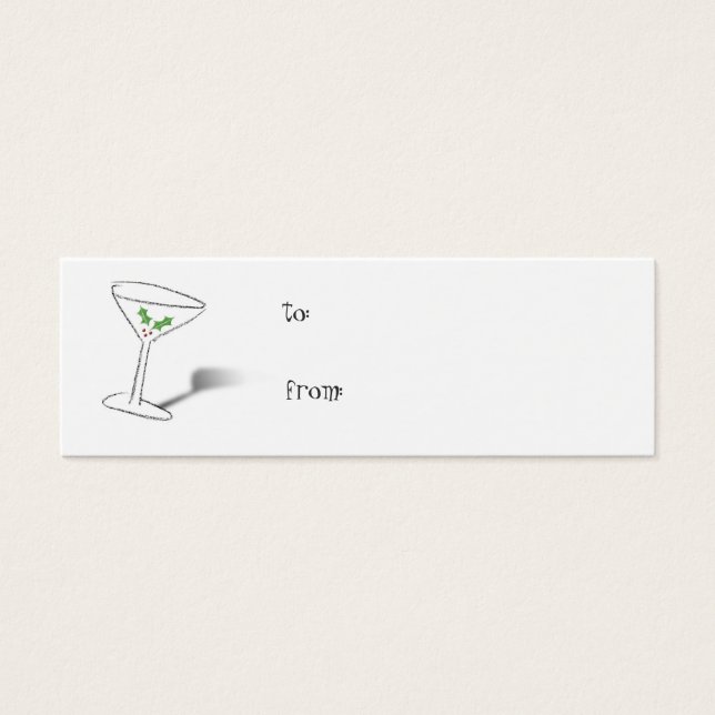 Holiday Cheers Gift Tag (Front)