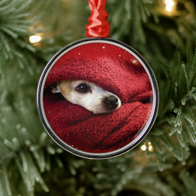 Holiday Chihuahua Metal Tree Decoration (Tree)