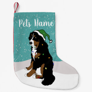 Holiday Christmas Bernese Mountain Dog Small Chris Small Christmas Stocking