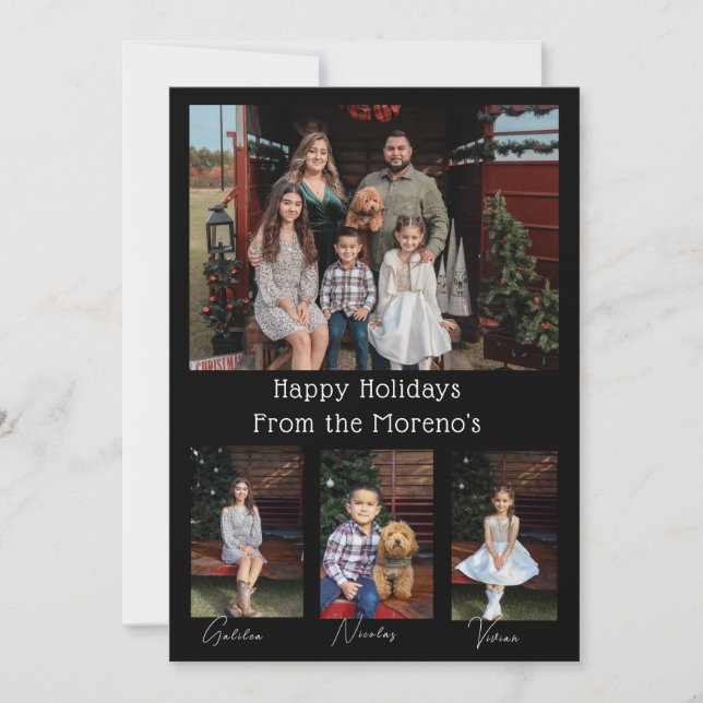 holiday Christmas card  (Front)