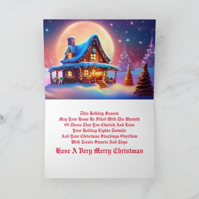 Holiday Christmas Card (Inside)