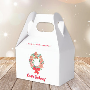 Holiday Christmas Cookie Exchange Party Swap Favour Box