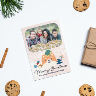 Holiday Christmas customise picture Postcard