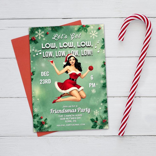 Holiday Christmas Friendsmas Party Invitation (Creator Uploaded)