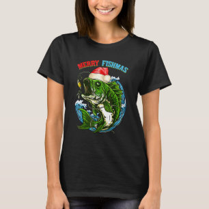 Holiday Christmas Matching Family Merry Fishmas Fi T-Shirt