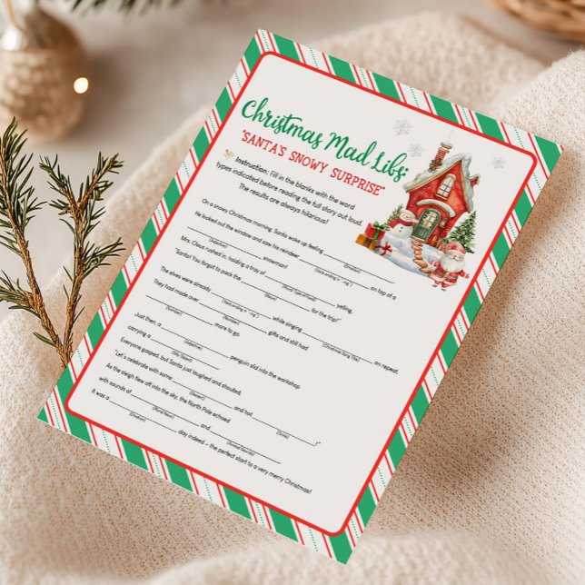 Holiday Christmas Party  Card (Christmas Party Games)