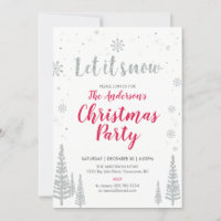Holiday / Christmas Party Invitation Card