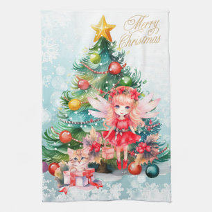Holiday Christmas Tea Towel