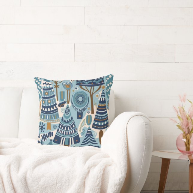 Holiday Christmas Throw Pillow (Couch)