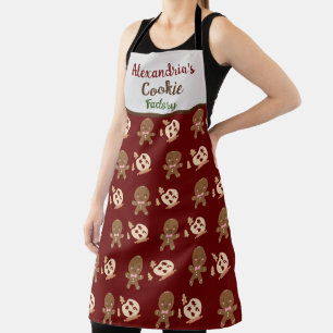 Holiday Christmastime Fun Family Cookie Baking  Apron
