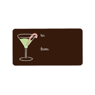 Holiday Cocktail Gift Tag