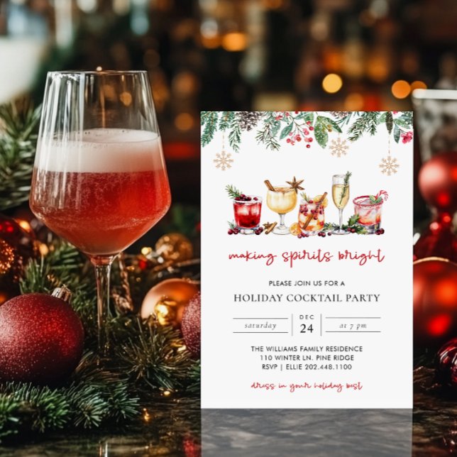 Holiday Cocktail Party Invitation (Creator Uploaded)