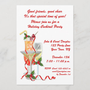 Holiday Cocktail Party Invitation