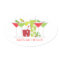 Holiday Cocktail Party Invitation Sticker