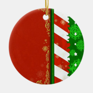 Holiday Colours Ceramic Tree Decoration