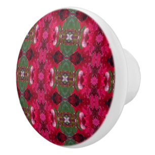 Holiday Colours Kaleidoscope Ceramic Knob