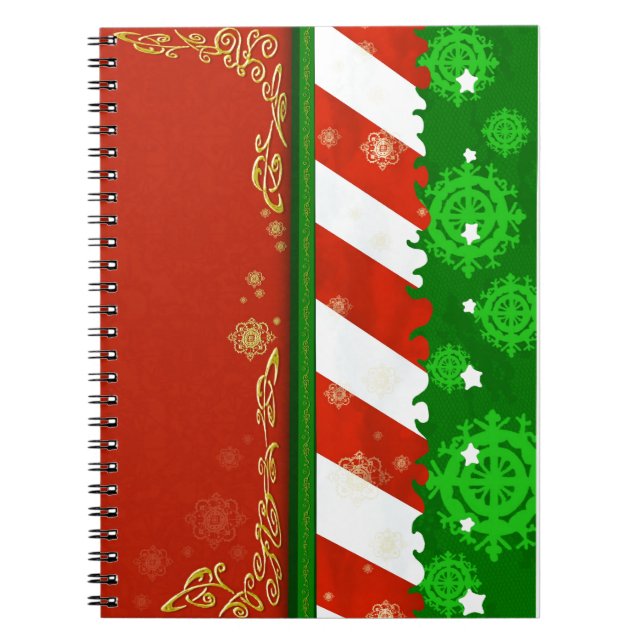 Holiday Colours Spiral Notebook (Front)