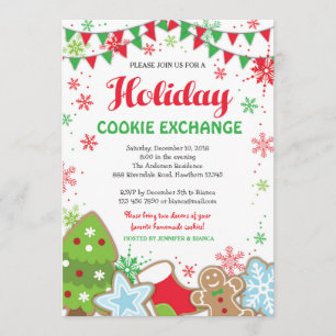 Holiday Cookie Exchange Invitation / Cookie Swap