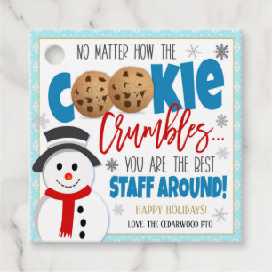 Holiday Cookie Thank You Gift Tag