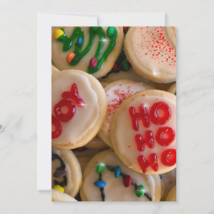 Holiday cookies card
