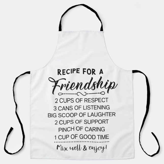 Holiday Cooking Gift | Family Kitchen Apron (Front)