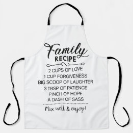 Holiday Cooking Gift | Family Kitchen Apron