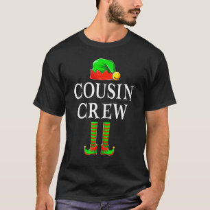 Holiday Cousin Crew  Kids Christmas Family Matchin T-Shirt