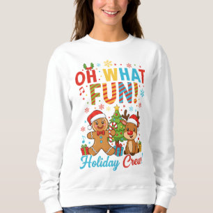 Holiday Crew Christmas Sweatshirt