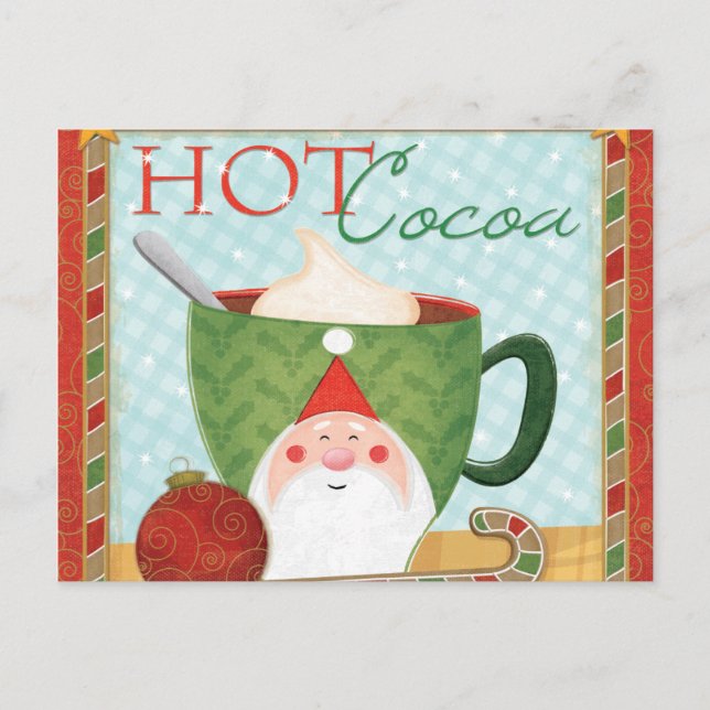 Holiday Cup with Mint Cocoa Postcard (Front)