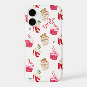 Holiday Cupcakes Personalized iPhone / iPad case