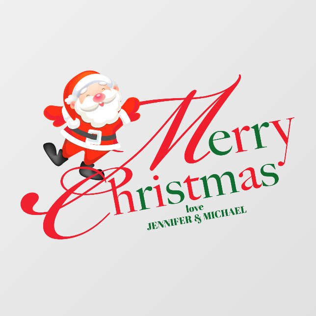 Holiday Custom Text Merry Christmas (Sheet)