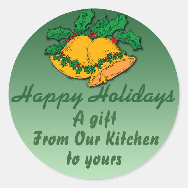 Holiday Customisable Canning Label (Front)