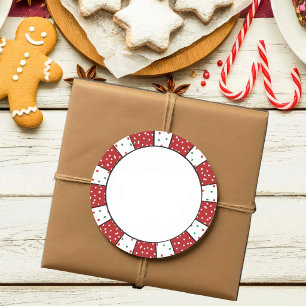 Holiday Cute Italian Cookies Blank Classic Round Sticker