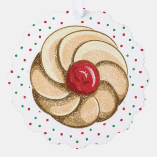 Holiday Cute Italian Cookies Tree Decoration Card