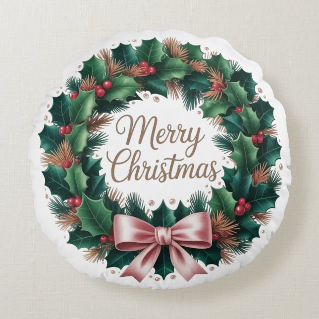 Holiday decorative pillow (Front)