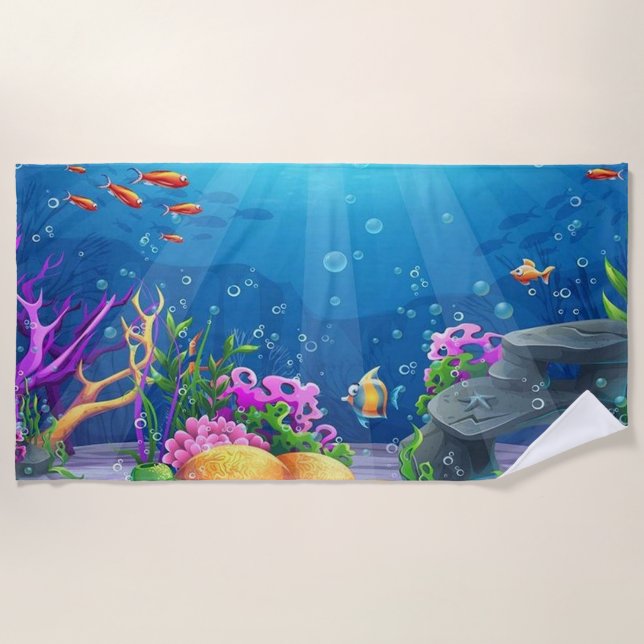 Holiday destination beach towel (Front)