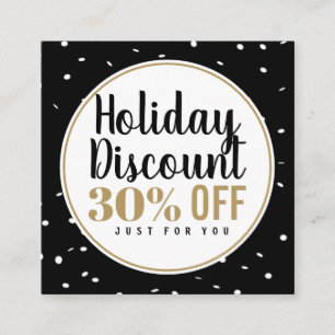 Holiday Discount Card