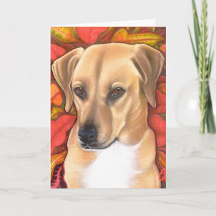 Holiday doggie card.