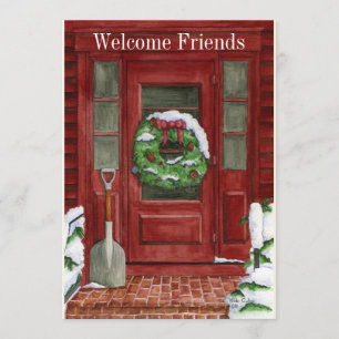 Holiday Door Party Invitation