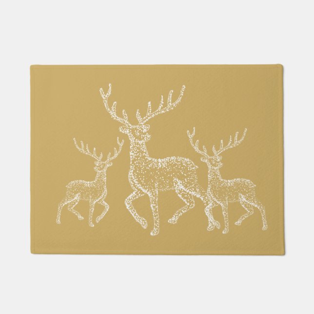 Holiday Doormat-Deer Doormat (Front)