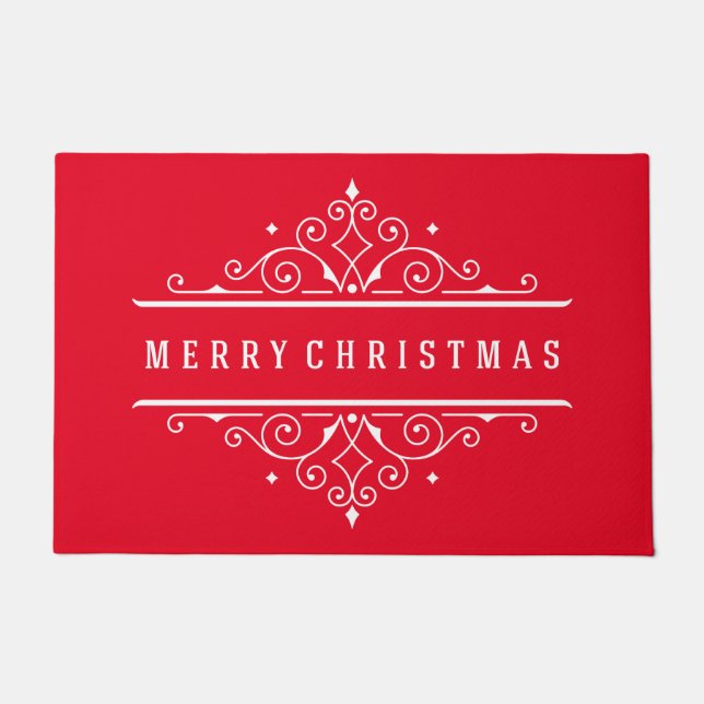 Holiday Doormat-Merry Christmas Doormat (Front)