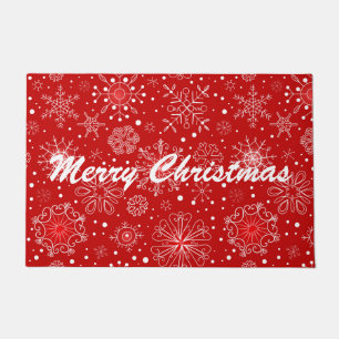 Holiday Doormat-Snowflakes Doormat