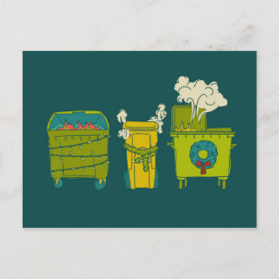 Holiday Dumpster Fire Postcard - "Sorry"