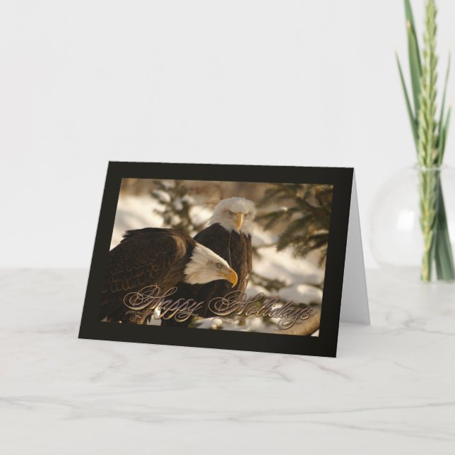 Holiday Eagles Card (Front)